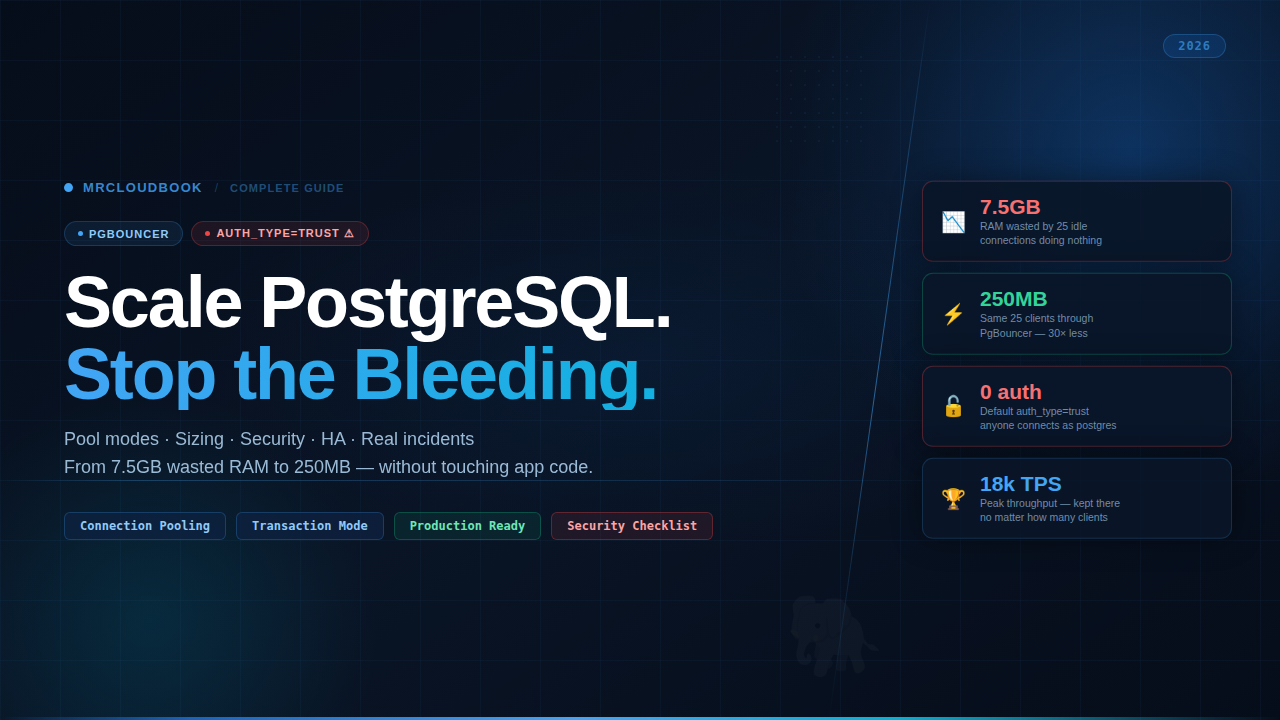 Scale PostgreSQL Connections with PgBouncer