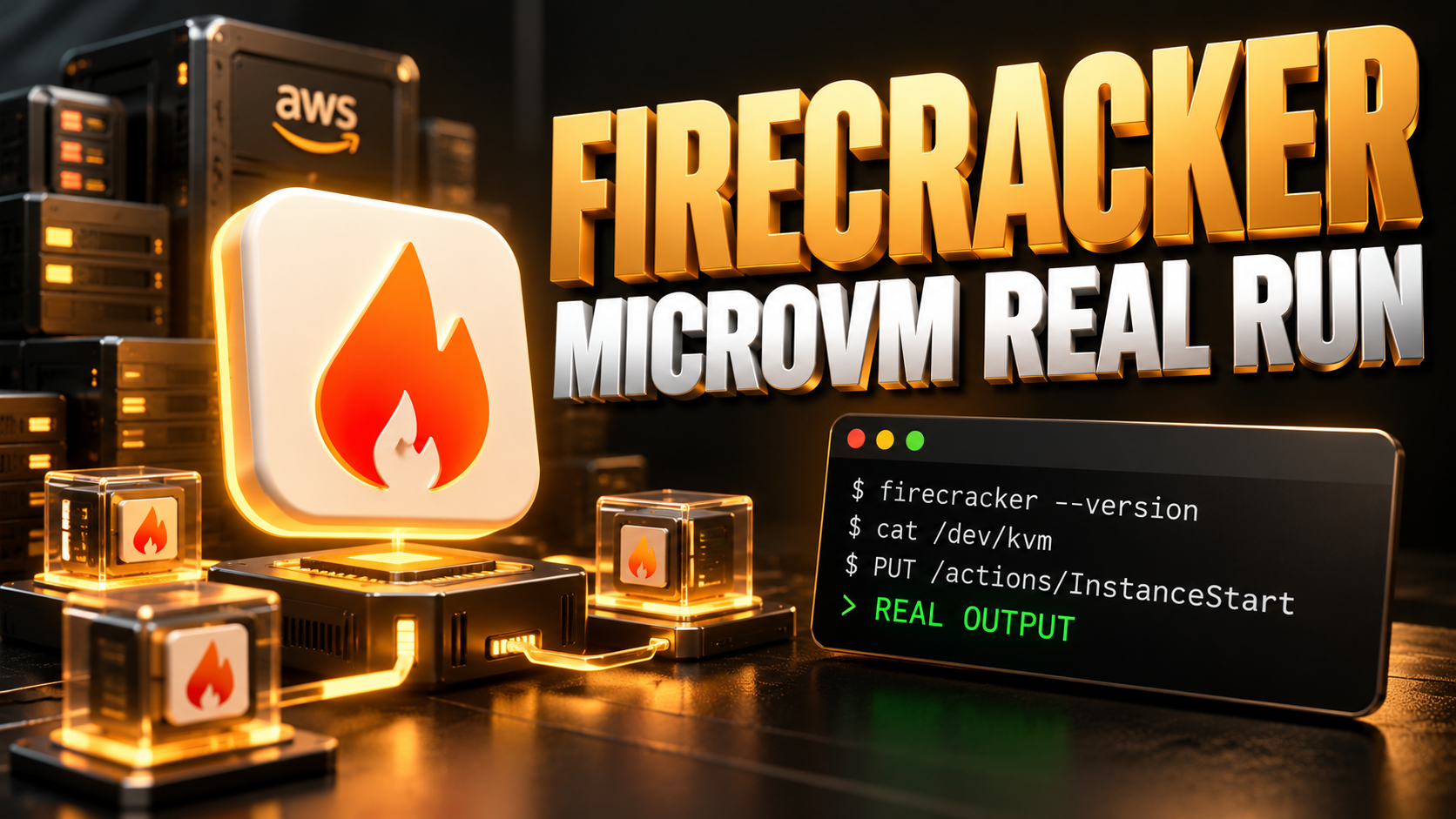How We Started a Firecracker MicroVM by Hand: Every Command and Every Output